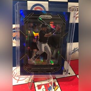 Jasson Dominguez 2 card lot ( ones rookies stamped )